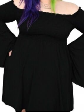 Foxblood Mary Bell Sleeve Dress